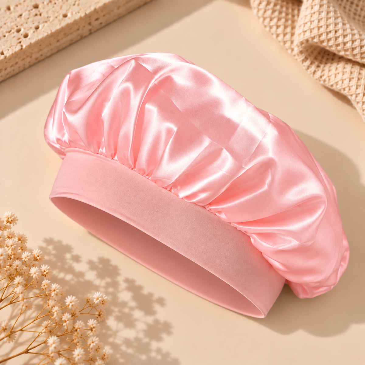 Bonnet de nuit en satin VELUNE pour enfant