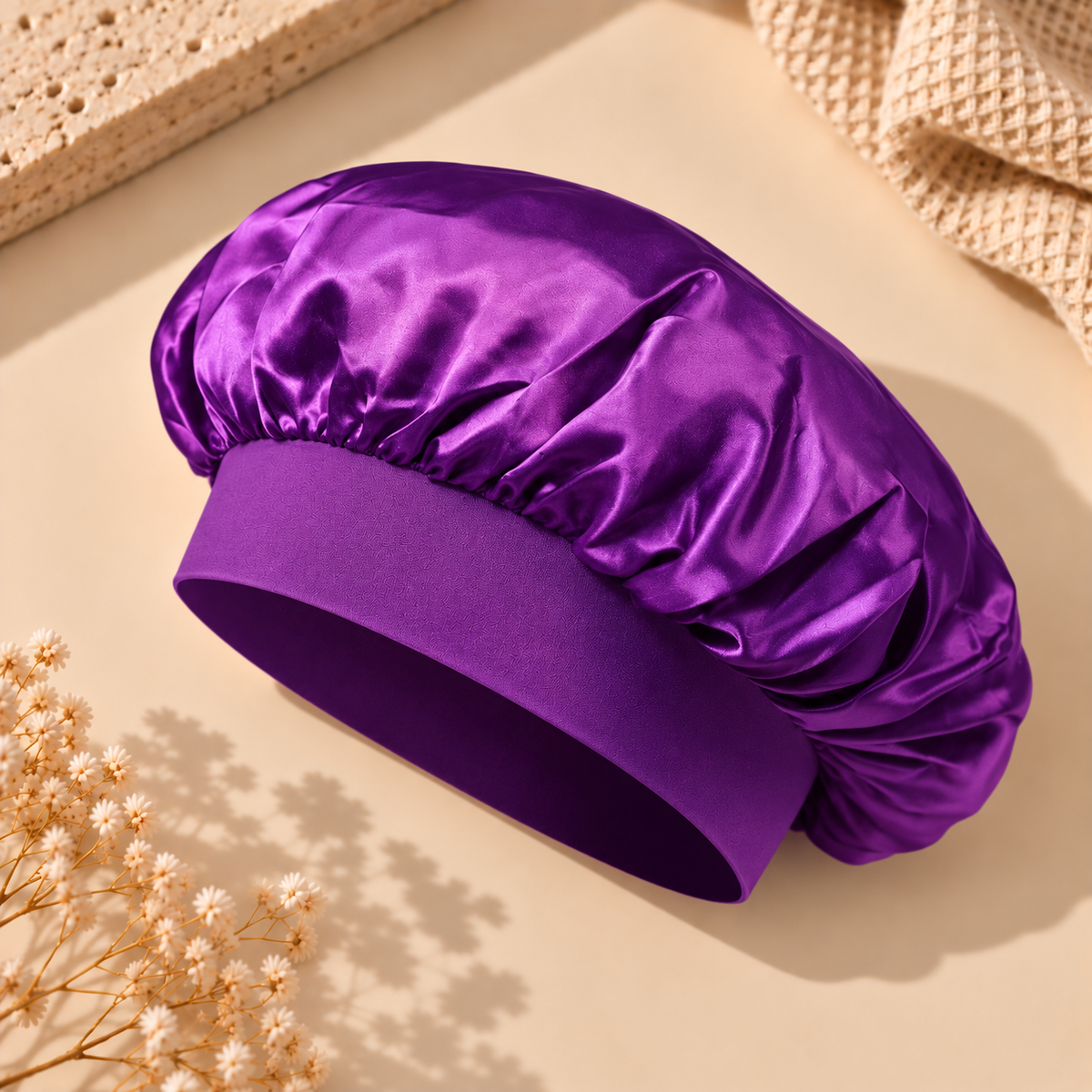 Bonnet de nuit en satin VELUNE pour enfant