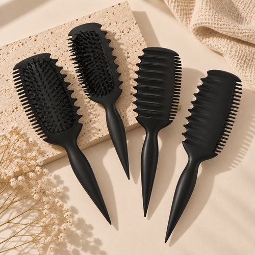 Brosse définition boucles VELUNE pour cheveux ondulés, bouclés et frisés